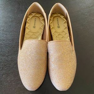 Birdies sz7 rose gold flats